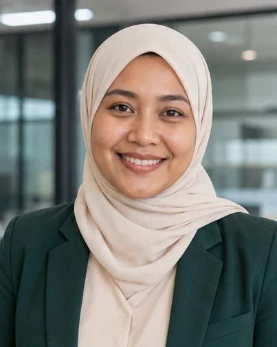 Aisha finished professional example