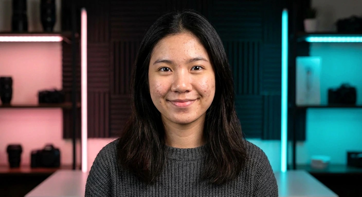 Content studio portrait example